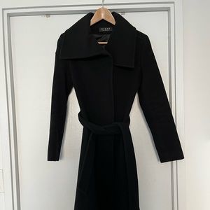 Black wool coat - women’s